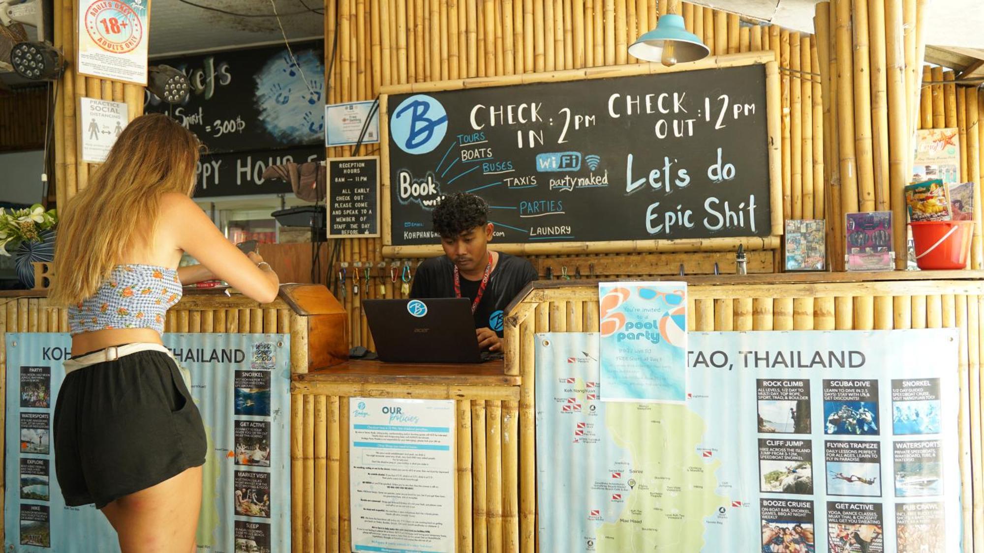 Хостел Bodega Koh Pha Ngan Pool Баан Тай Экстерьер фото